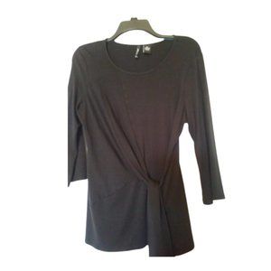 Women's New Directions Black Top Petite Large